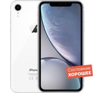 Смартфон Apple iPhone XR 64GB Белый "Хорошее состояние"