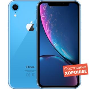 Смартфон Apple iPhone XR 64GB Синий "Хорошее состояние"