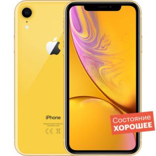 Смартфон Apple iPhone XR 64GB Желтый "Хорошее состояние"