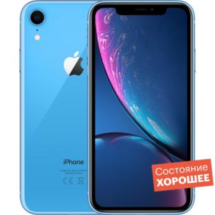 Смартфон Apple iPhone XR 128GB Синий "Хорошее состояние"