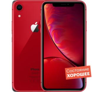 Смартфон Apple iPhone XR 128GB Красный "Хорошее состояние"