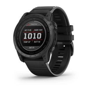 Умные часы Garmin Tactix 7 Black DLC Titanium with Black Silicone Band (010-02704-01)