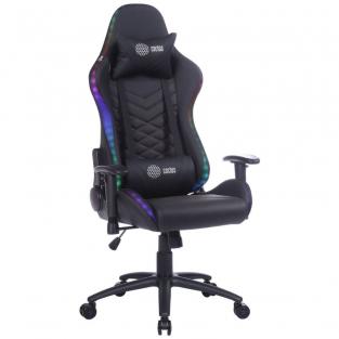 Кресло для геймера Cactus CS-CHR-0099BLR черный/красный эко.кожа металл