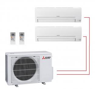 Мультисплит-система Mitsubishi Electric MXZ-2HA40VF + MSZ-HR25VF*2