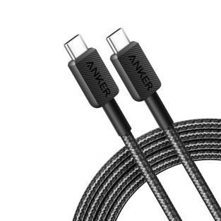 Кабель Anker 322 USB-C to USB-C 3m Black