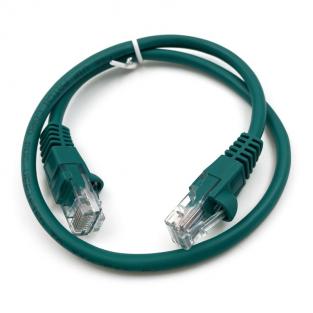 Патч-корд витая пара ExeGate UTP-RJ45-RJ45-5e-1,5M-GN 5e 1,5 м