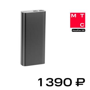 Внешний аккумулятор Akai BE-20003B 20000 mAh металл Черный