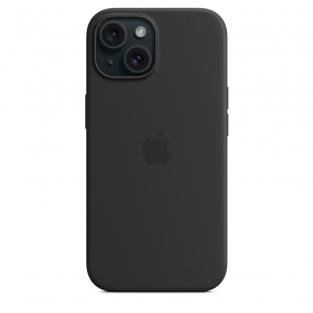 Чехол Apple iPhone 15 Silicone Case with MagSafe Black