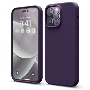Чехол Elago для iPhone 14 Pro Max Premium Silicone Case Dark Purple