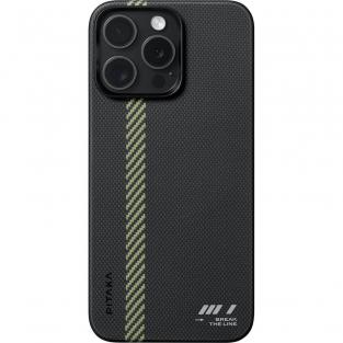 Чехол Pitaka Fusion Weaving MagEZ Case 5 для iPhone 15 Pro Max кевлар (KI1501BTLM)
