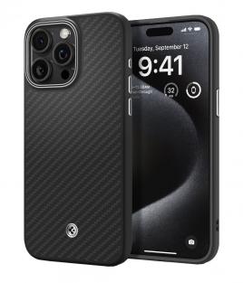 Защитный чехол Spigen Magnetic Enzo Aramid для iPhone 15 Pro Max Matte Black