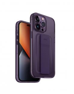 Чехол Uniq для iPhone 14 Pro Heldro Mount+Band Purple