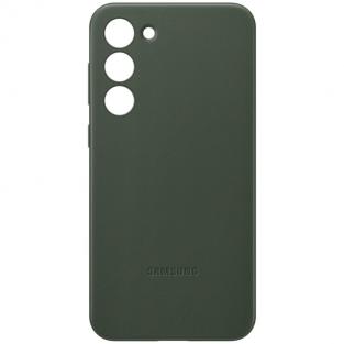 Чехол Samsung Series для Galaxy S23 Plus Leather Case Green