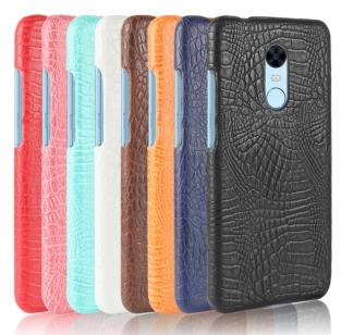 Чехол для Xiaomi Redmi 5 Croco Leather (коричневый)