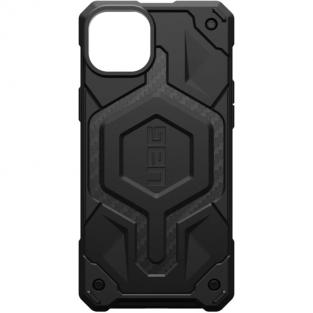 Чехол UAG с поддержкой MagSafe Monarch Pro для iPhone 15 Plus Carbon Fiber (114220114242)