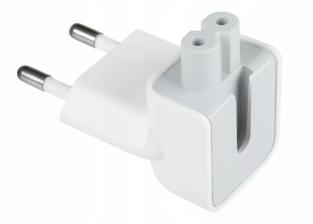 Адаптер-переходник Europlug (Евровилка) для блоков питания Apple MacBook/iPad/iPhone, белый