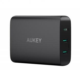 Сетевое зарядное устройство Aukey 3xUSB Power Delivery 60W