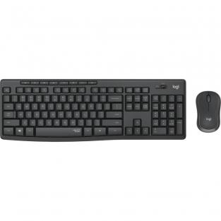 Клавиатура+мышь Logitech Wireless MK295 Silent Combo Graphite