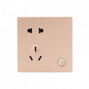 Умная розетка Xiaomi Ptxzn PTX Smart Wall Socket Five-hole Quicksand Gold