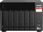 Хранилище данных QNap Сетевое хранилище NAS TS-673A-8G 6-bay настольный Ryzen V1500B