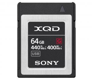 Карта памяти Sony XQD 64Gb QDG64F, чтение 440, запись 400 Мб/c