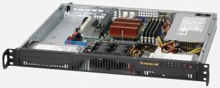 Корпус Supermicro CSE-512F-350B1 (Black) 2x 3.5'' Internal Drive Bays, 350W High-efficiency Power Supply