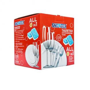 Таблетки для посудомоечных машин Snowter (100 штук в упаковке)