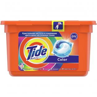 Tide капсулы Все в 1 PODs Color, 15 шт.