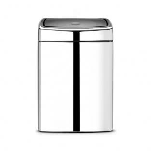 Мусорный бак Brabantia Touch Bin, 10л, полированная сталь 477201