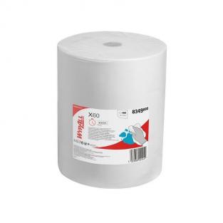 нетканый материал Kimberly-Clark Нетканый протирочный материал Wypall X60 8349 белый (650 листов в упаковке)