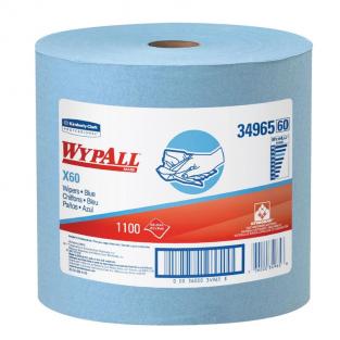 нетканый материал Нетканый протирочный материал KIMBERLY-CLARK Wypall x60 34965 голубой (1100 листов в упаковке)