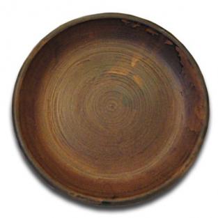 Глиняная жаропрочная сковородка кеци классическая круглая (16 см)