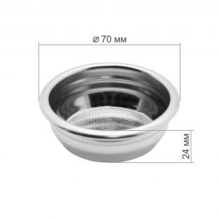 Сито двухпорционное 14 гр. ? 70x24 мм, 32023152