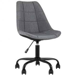 Стул-кресло для столовых Гирос серый (ткань/металл)