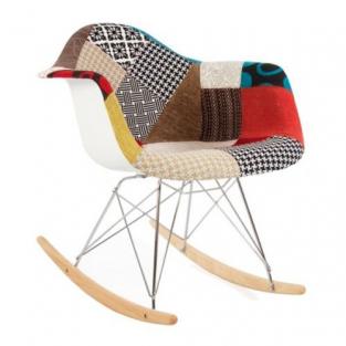 Кресло Rar Rocking Patchwork Designed By Charles And Ray Eames In 1948 От Lalume