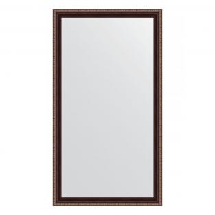 Зеркало в багетной раме - махагон с орнаментом 50 mm (63x113 cm)(EVOFORM)