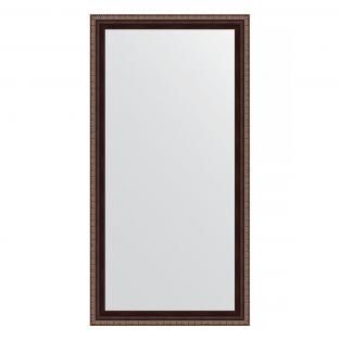 Зеркало в багетной раме - махагон с орнаментом 50 mm (53x103 cm)(EVOFORM)
