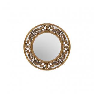 Зеркало Круглое В Золотой Раме M329 От Lalume