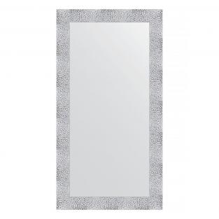 Зеркало в багетной раме - чеканка белая 70 mm (56x106 cm)(EVOFORM)