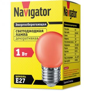 Лампа Navigator 71 827 NLL-G45-1-230-R-E27, цена за 1 шт.