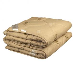 Одеяло Selena Sky Line 172х205 см полиэфирное волокно-верблюжья шерсть/тик стеганое