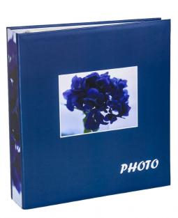 Фотоальбом «Цветочная мелодия», синий, на 100 магнитных страниц, 23х28 см