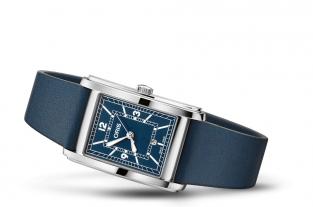 Oris Rectangular Automatic Blue Dial Leather Strap (01 561 7783 4065)