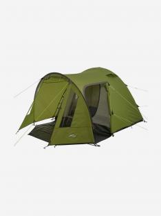 Четырехместная двухслойная кемпинговая палатка Tampa 4, Зеленый