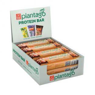 Батончик протеиновый Plantago Арахис-Соленая карамель (12 штук по 40 г)