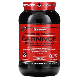 MuscleMeds, Carnivor, изолят говяжьего протеина, полученный с помощью биоинженерии, со вкусом рокет, 812 г (1,79 фунта)