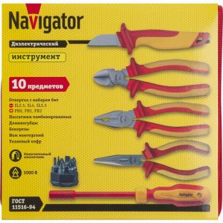 Набор инструмента Navigator 93 434 NHT-Ind05-H10 (диэлектрические, 10 шт), цена за 1 шт.