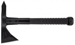 Топор - тактический томагавк Voodoo Hawk Mini Black - SOG F183, сталь 3Cr13MoV Hardcased Black, рукоять термопластик GRN, чёрный
