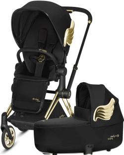 Детская коляска 2 в 1 Cybex Priam III Jeremy Scott Wings, FE JS Wings Black (Черный)