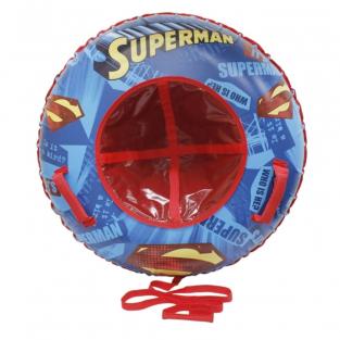 Тюбинг 1Toy Супермен надувные сани (материал глянцевый пвх) 85 см